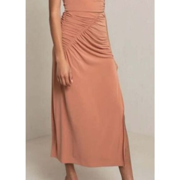 A.L.C. Dawnson Ruched Jersey Midi Skirt Sz. XS - Picture 1 of 8